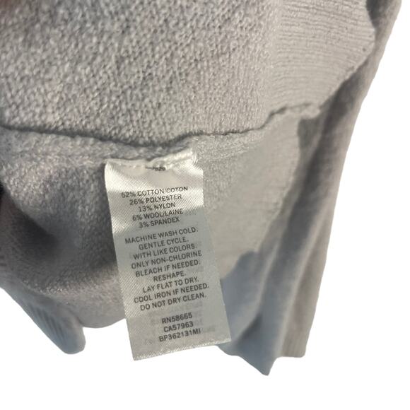 BP Nordstrom Women's Size Small Gray Bell Sleeves Sweater - Picture 6 of 8